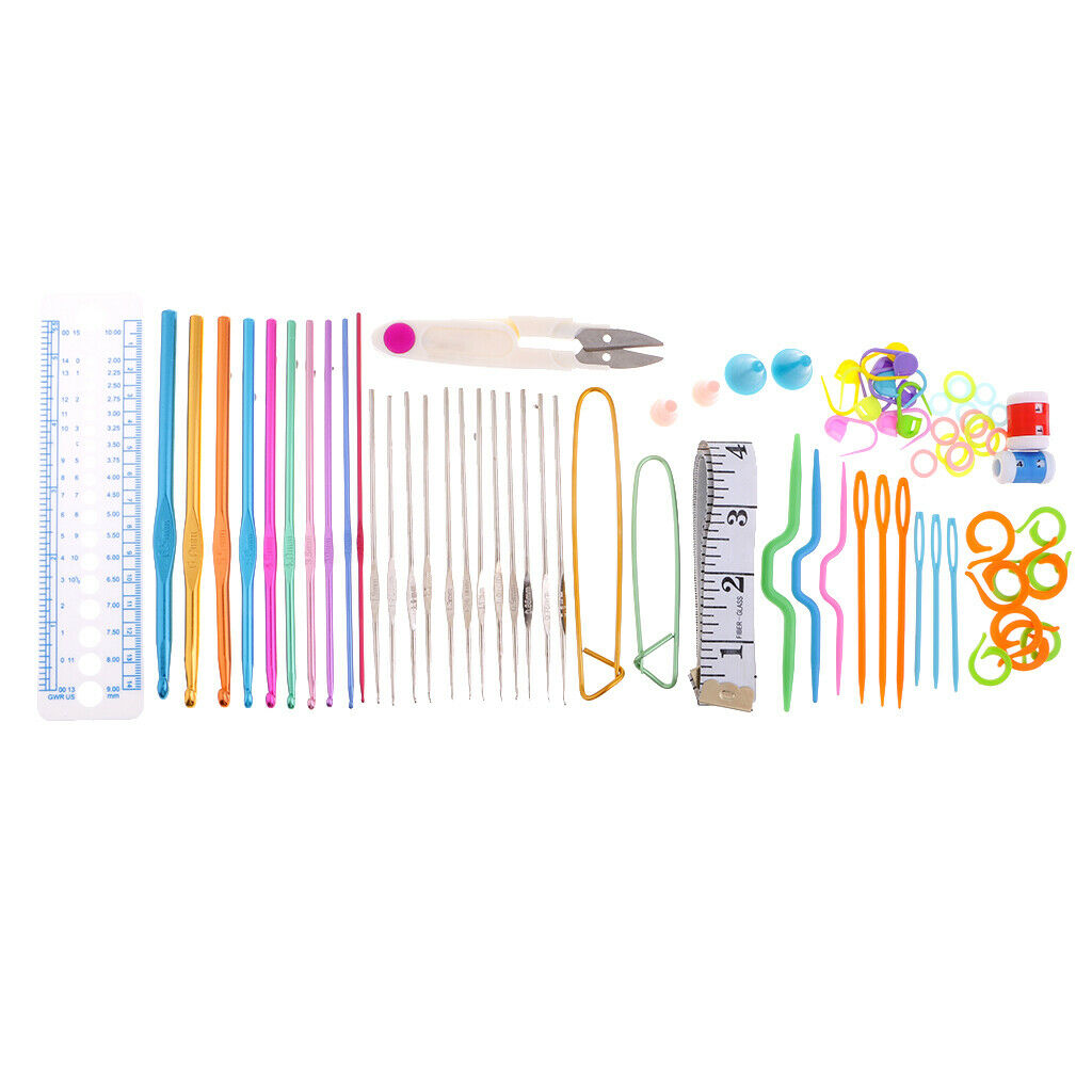 Metal Crochet Set Knitting Tools for Beginners And Family Members