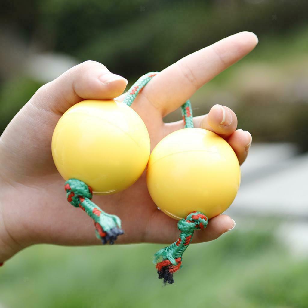 2 Pieces Plastic Sand Shaker Balls Musical Accessory