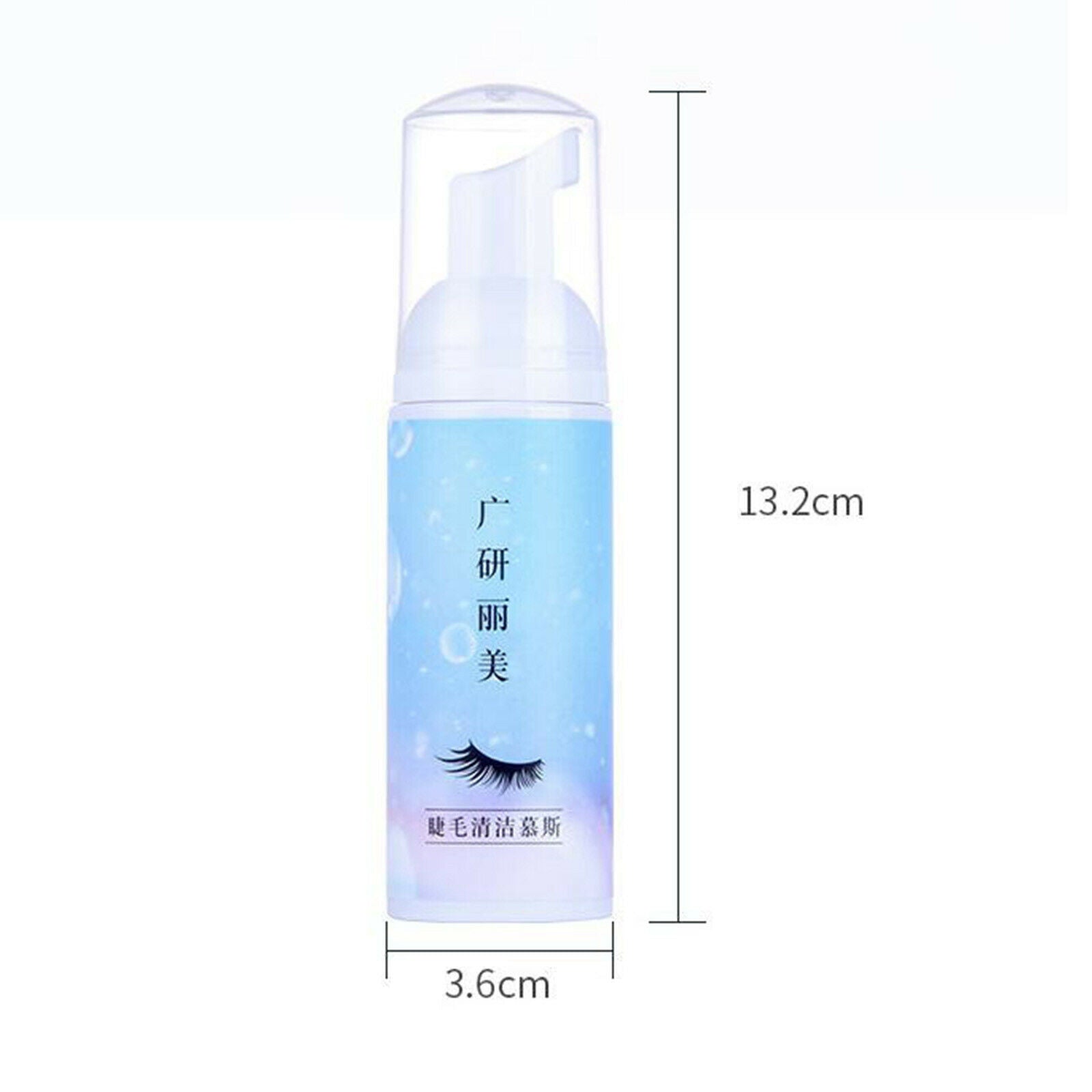 2fl oz Eyelash Extension Foam Cleanser Lash Shampoo Cleaner for Home use