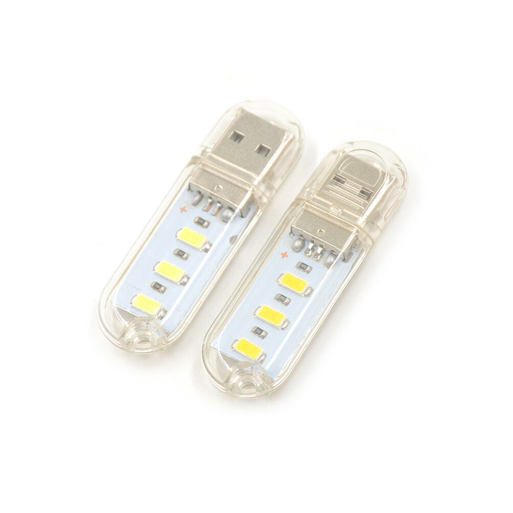 2pcs Mini USB LED lamp Book lights 3 LEDs 5730 SMD 1.5w Camping Bul JdJCAUJ Kt