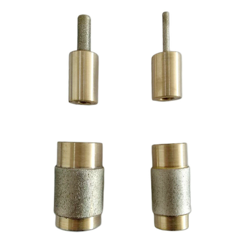 4Set Metal Alloy Glass Grinder Head Bit Tile Glass Diamond for Grinders