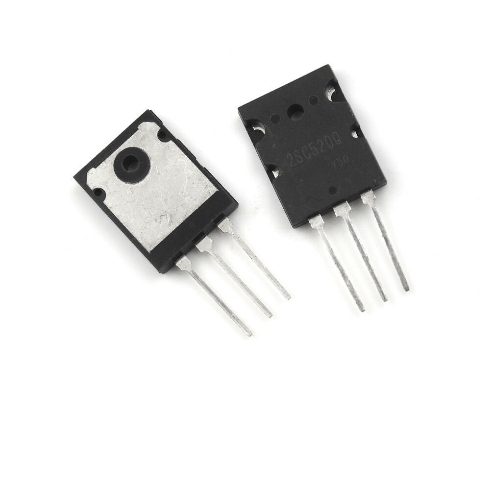 1pairOR 2PCS Transistor TO-3PL 2SA1943-O 2SC5200-O 2SA1943 2SC5200 A1943 C520 WF