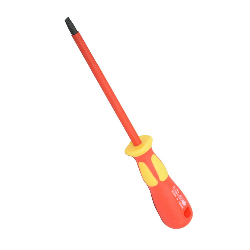 3 x Insulated Safe Multi Flat Slotted Screwdriver Repair Tools Easy to Use