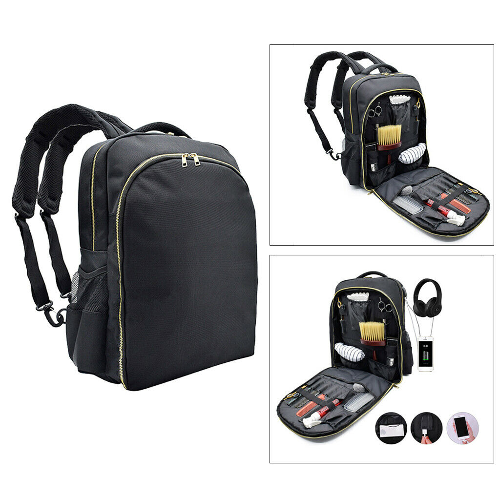 Portable Barber Backpack Stylist Travel Makeup Tool Bag Multifunction Backpack