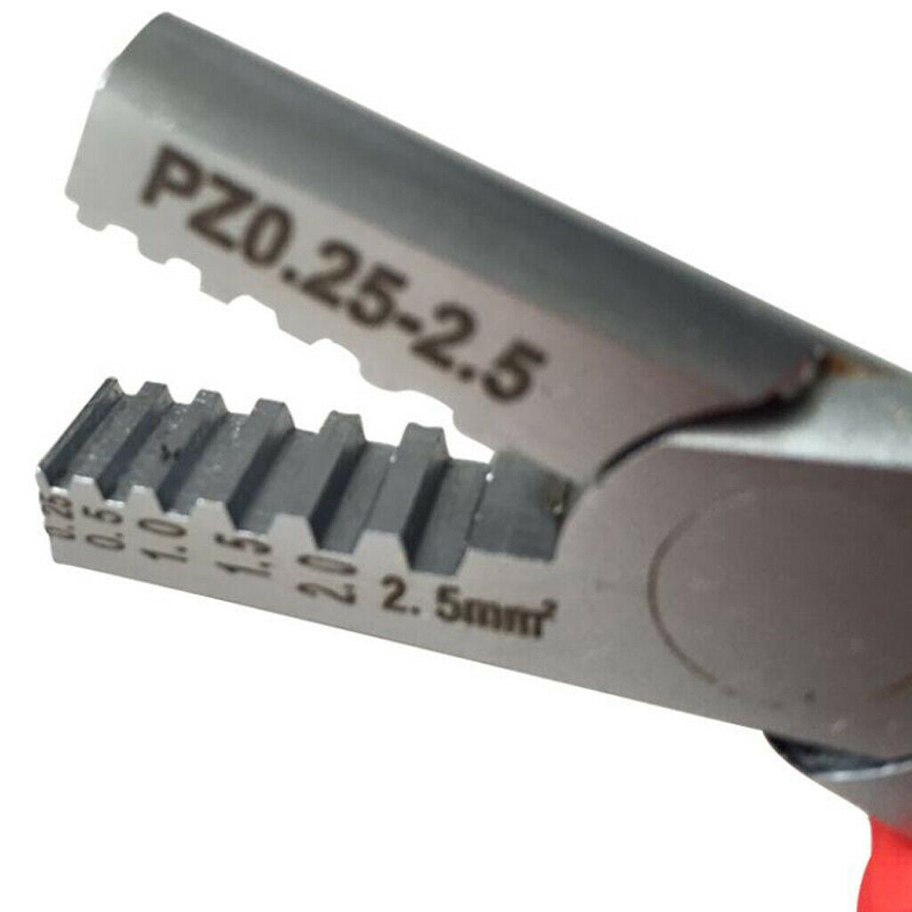Small Crimping Plier Cable End-sleeves Ferrules Crimper Tool 0.25-2.5mm2