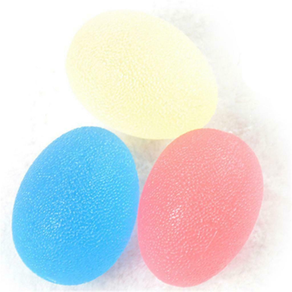 3 Pieces Fitness Massage Fingers Palm Exercise Strength Ball Hand Squeeze
