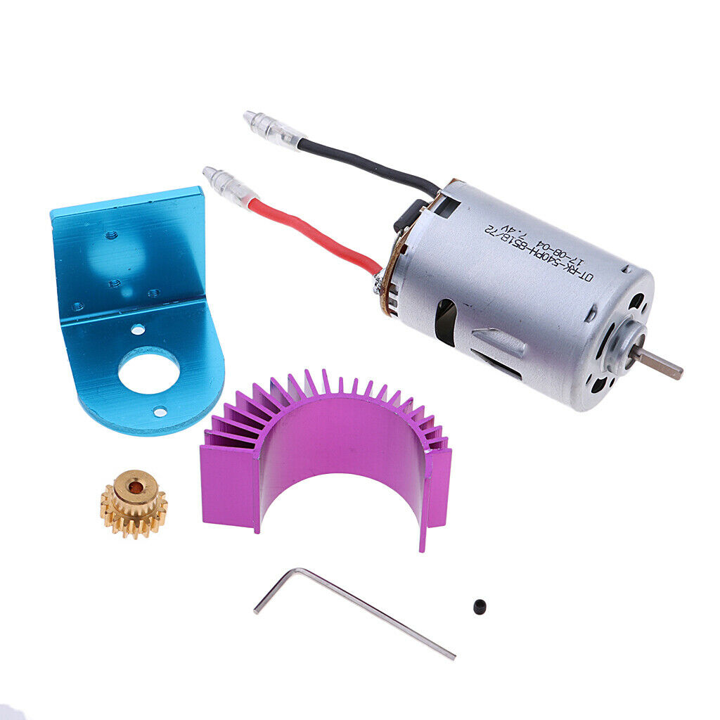 For Wltoys 12428 12423 RC Car Part 540 Motor+Radiator+Seat+ Screw+Wrench