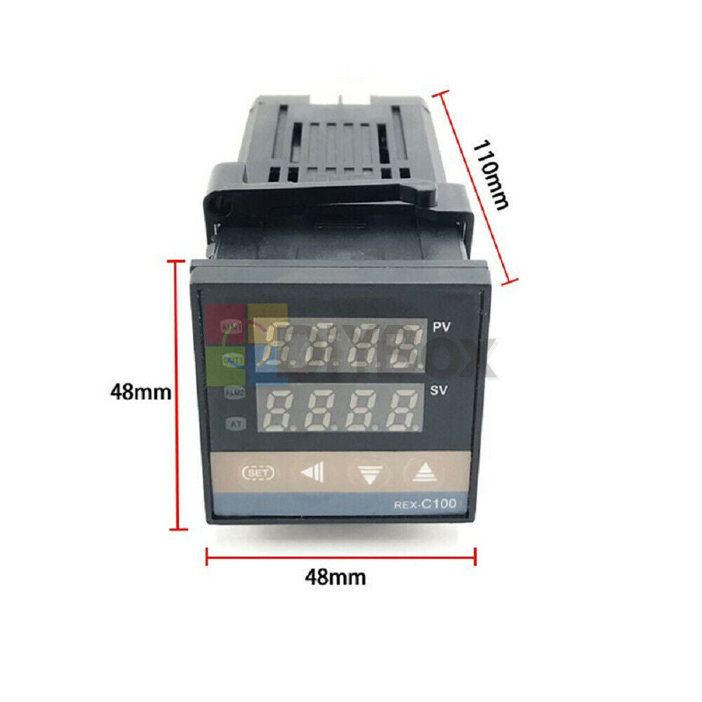 AC 100-240V Digital LED Temperature Controller Thermocouple Output Relay K -Type