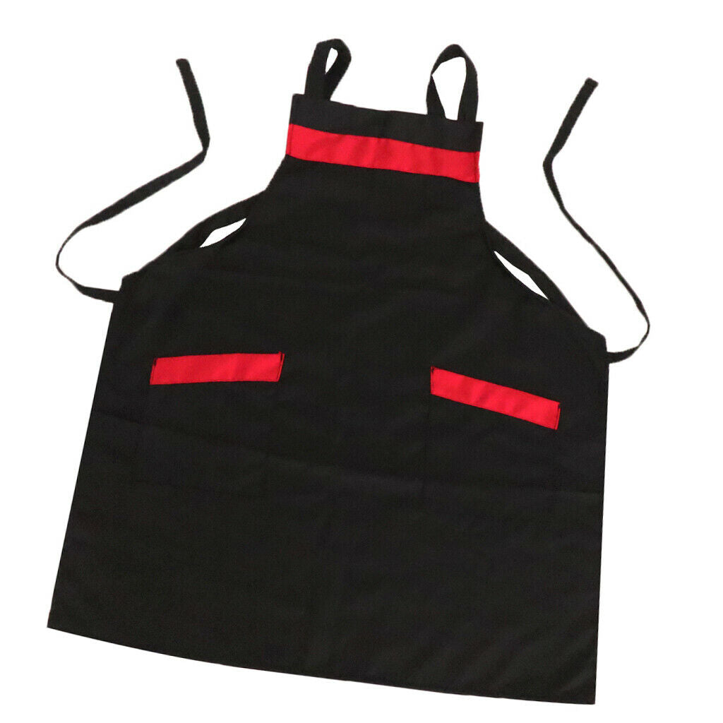 Fashion Sleeveless Cafe Restaurant Milk Tea Shop Waiter Home Apron Black