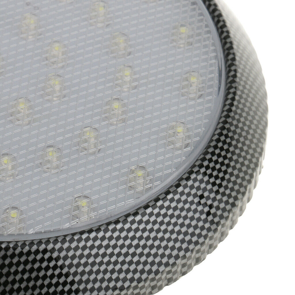 Round White DC 12V 46 LED Dome Roof Ceiling Light for Car Truck Camper Boat