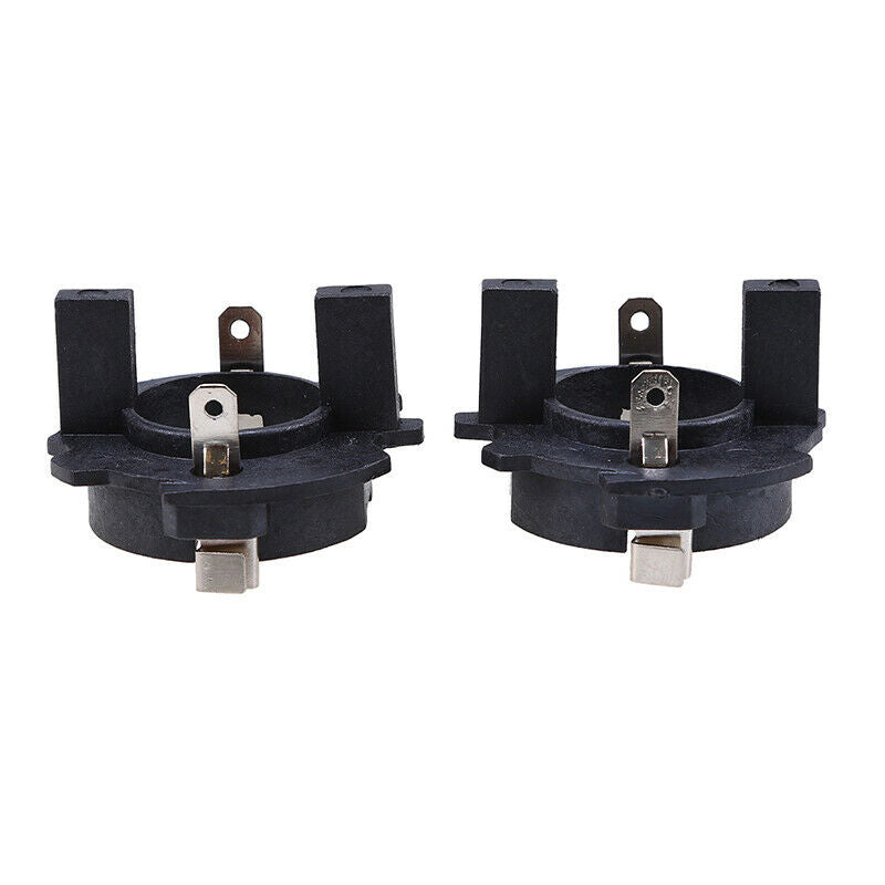 2Pcs H7 LED Headlight Bulb Adapter Holder Socket Base Cover For VW Golf Mk5