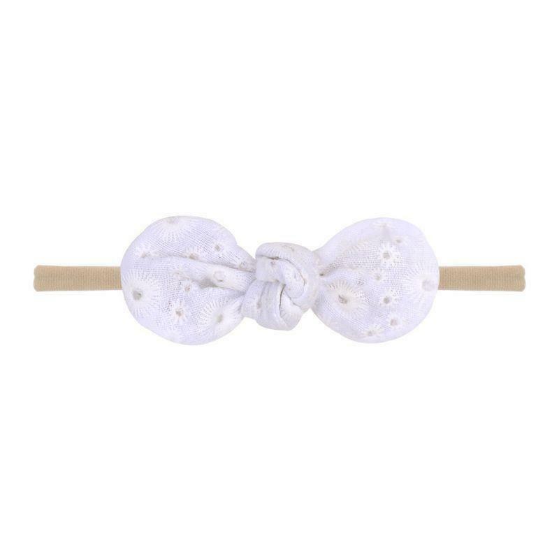 10pcs Cute Bow Baby Headband Girl Nylon Head Bands Turban Newborn Hairbands