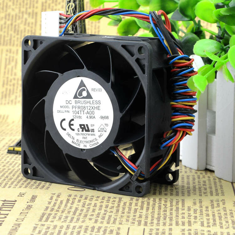 for Delta PFR0812XHE  8cm 1.3 million car supercharged super-violence 6pin fan