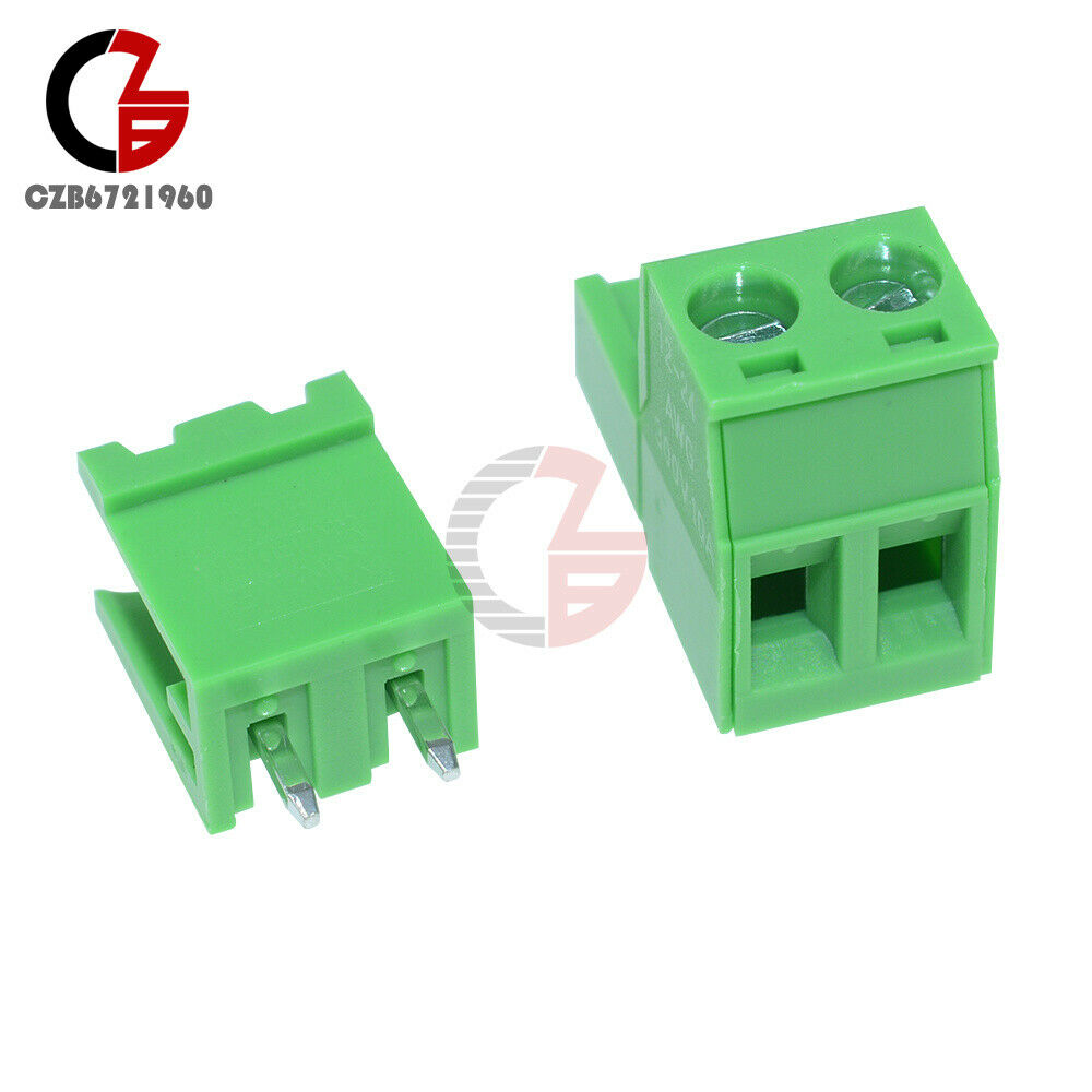 [5PCS] KF2EDGK KF-2P Right Angle Plug-in Terminal Connector 5.08mm Pitch