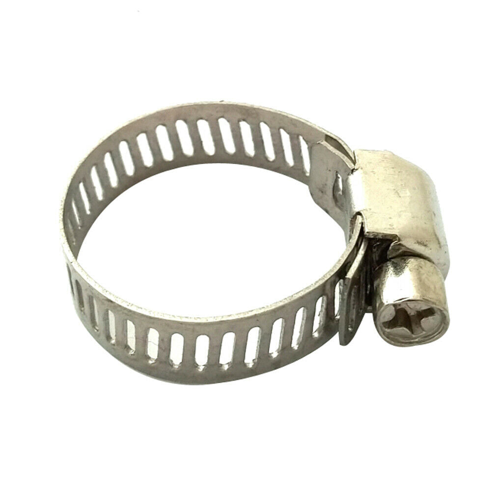 10Pc 16-25mm Adjust Butterfly Steel Jubilee Fuel Hose Clamps Clip Tube Clamp