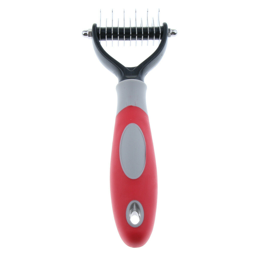Dog Cat Grooming Brush Deshedding Rake Comb Short to long buns