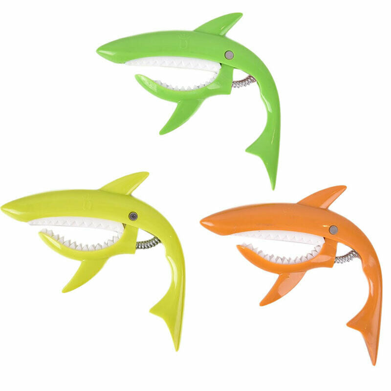 Guitar / Ukulele Plastic Shark Capo Fit for Acoustic Electric Guitar Acce.l8