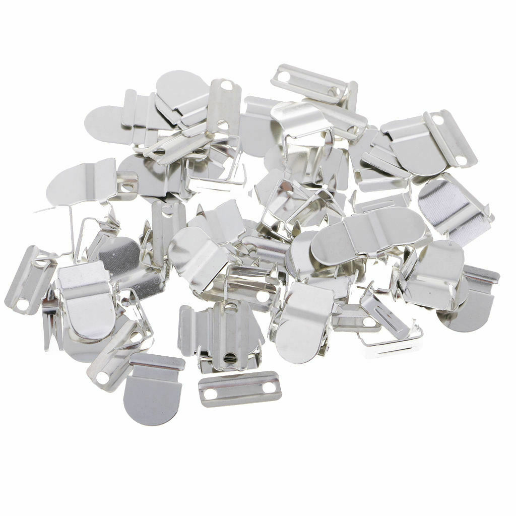 40 Sets No-Sew Hook & Eye Closure Fastener for Trousers Skirt Suits Decor