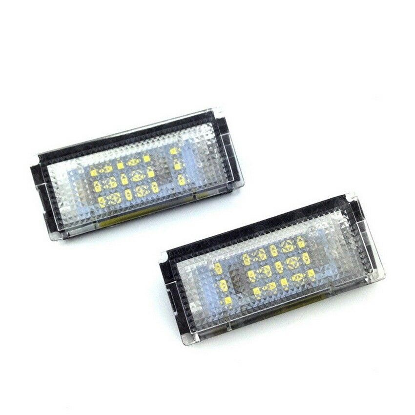 2X Bright 6500K HID WHITE 18 LED LICENSE PLATE LIGHT FOR 98-03 BMW E46 325i 328i