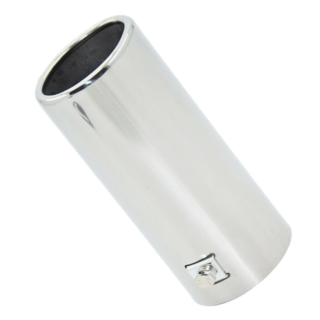 64mm Stainless Steel Car SUV Exhaust Muffler Tip 152mm