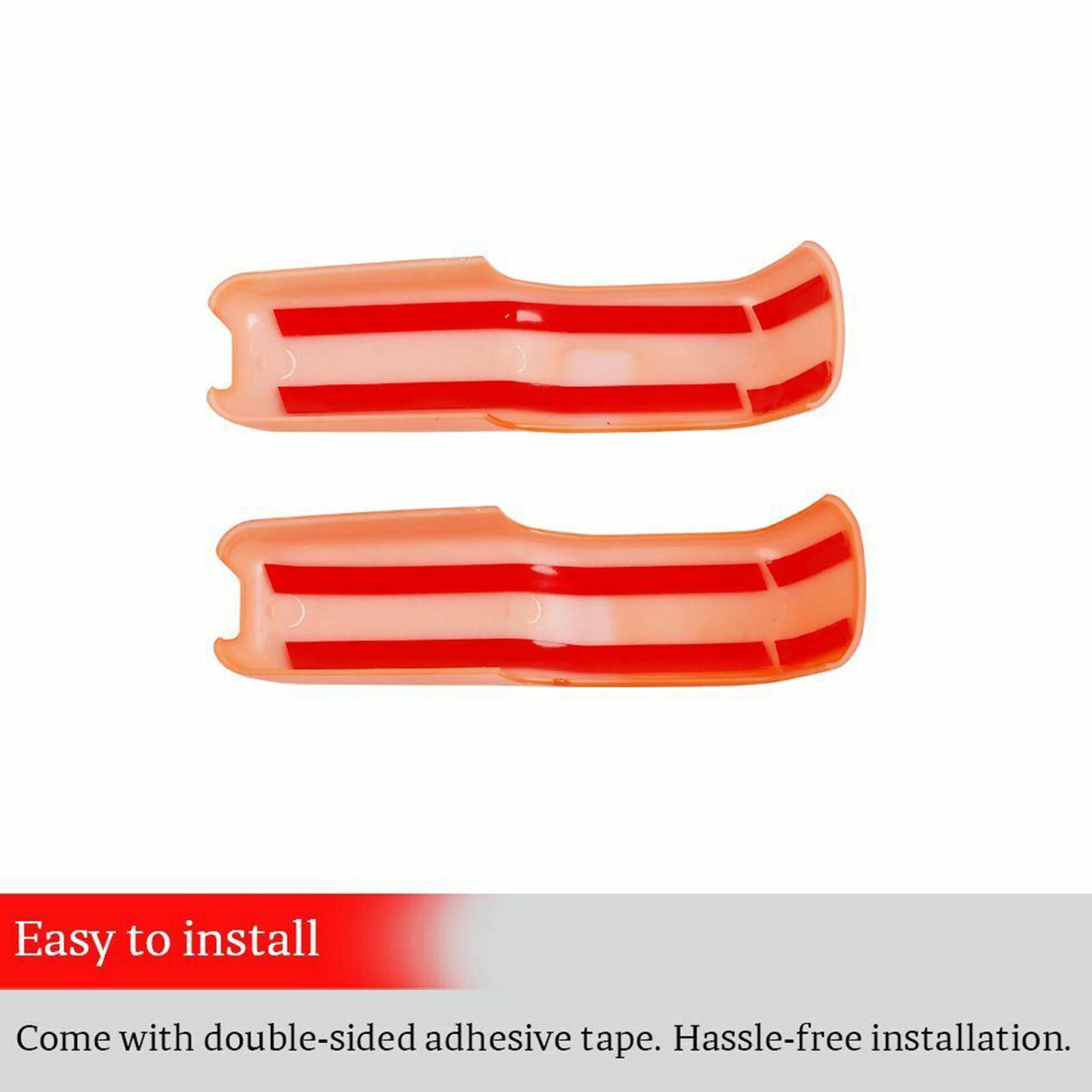 Engine Hood Hinge Cover Trim Accessories for 2018+ Jeep Wrangler JL JT Orange