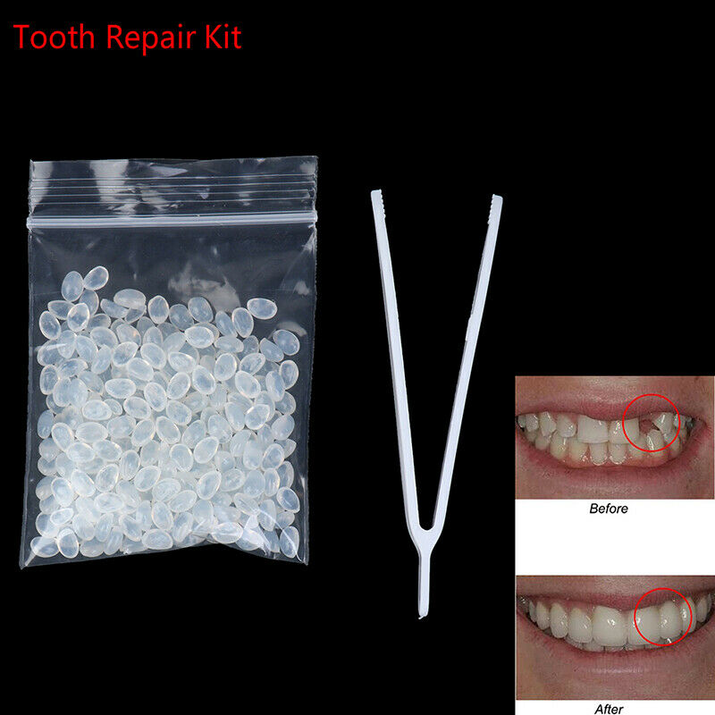10g Denture Adhesive Temporary Tooth Cosmetic Repair Kit Teeth Gaps Solid.l8