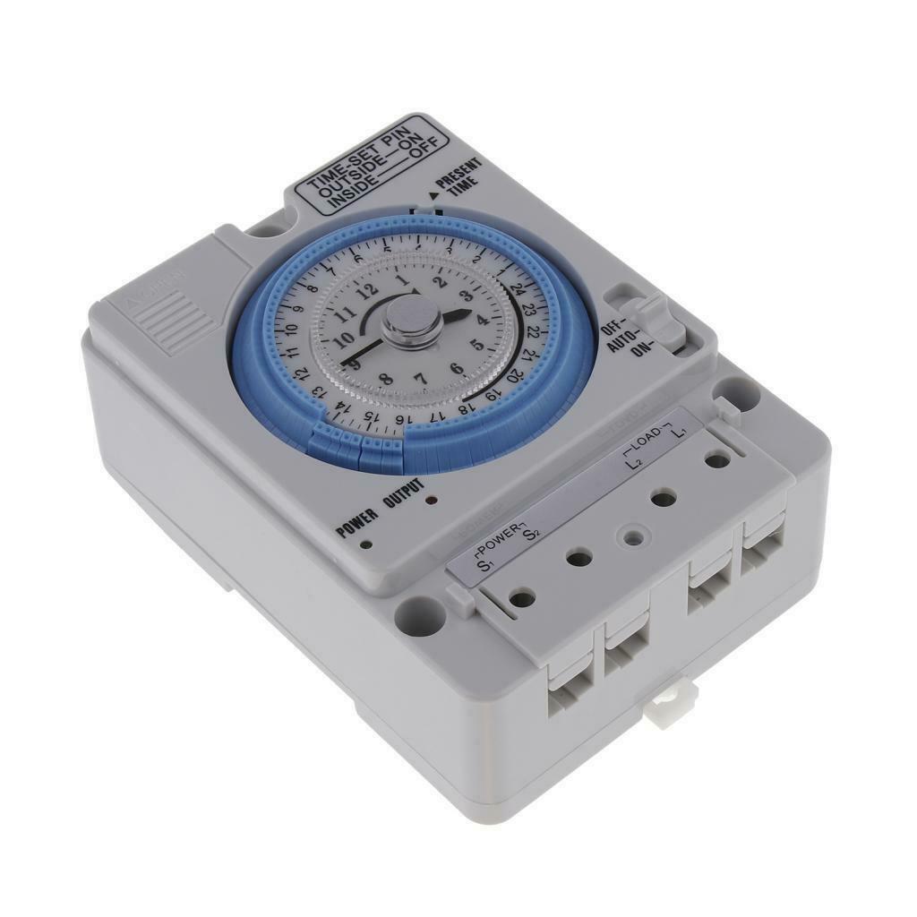 Heavy Duty AC220V 10A Plastic Mechanical Timer Switch Time Control System