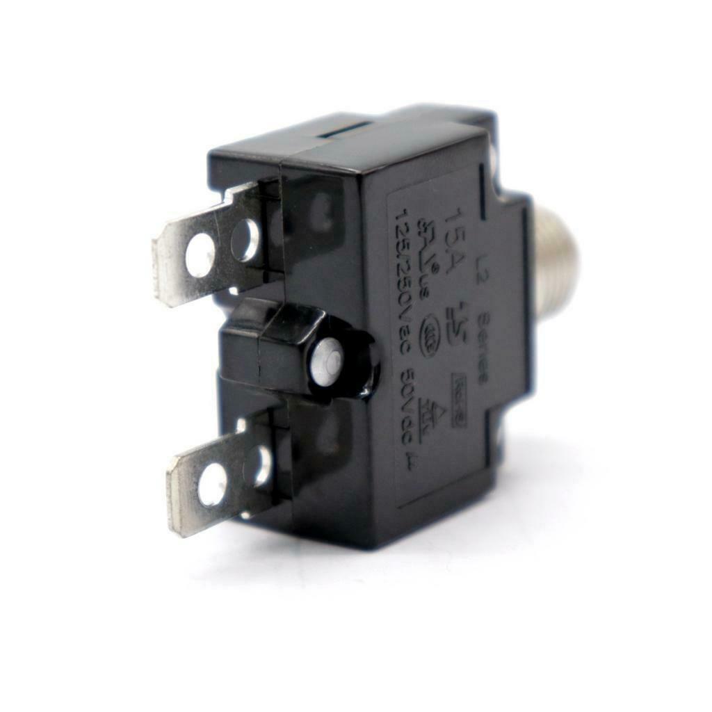 2PCS 15/20 Amp Thermal Circuit Breaker with Quick Connect Terminal and