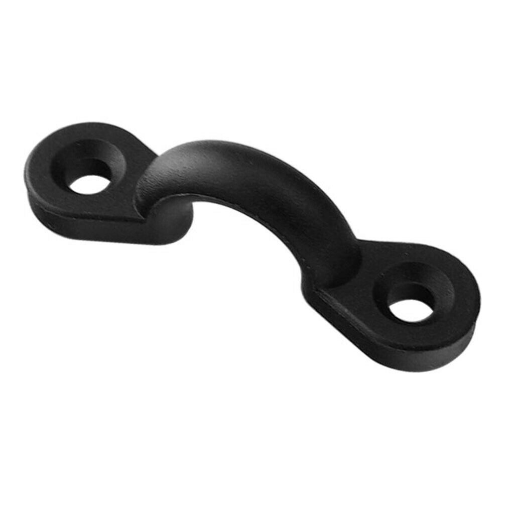 10 Pcs Stainless Steel Eye Pad Metal Stapler Ring Carabiner With Spring Closure