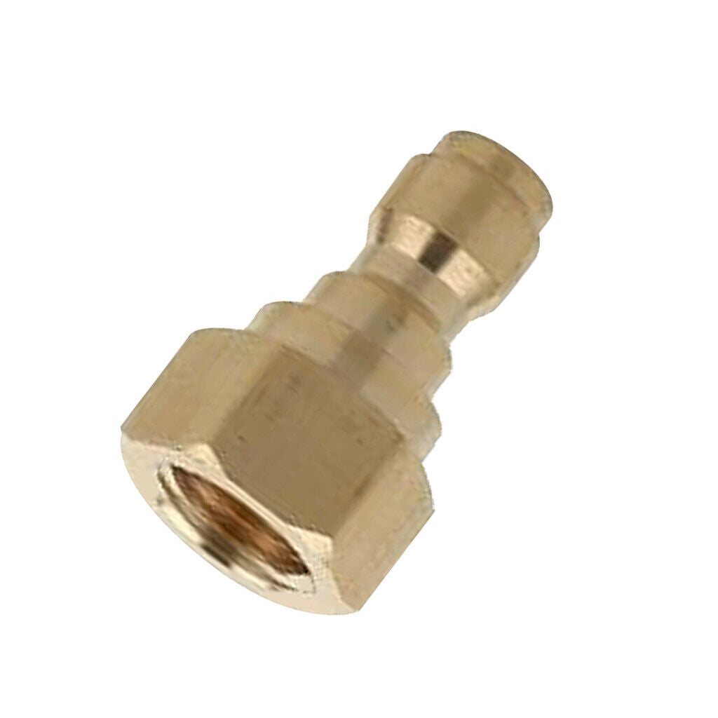 2 x Brass  Pressure Washer Hose Connector Quick Release Connectors Garden