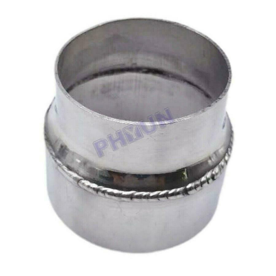 3" O.D. to 3.5" O.D Reducer Pipe Exhaust Tip Adapter Aluminum Polished Universal