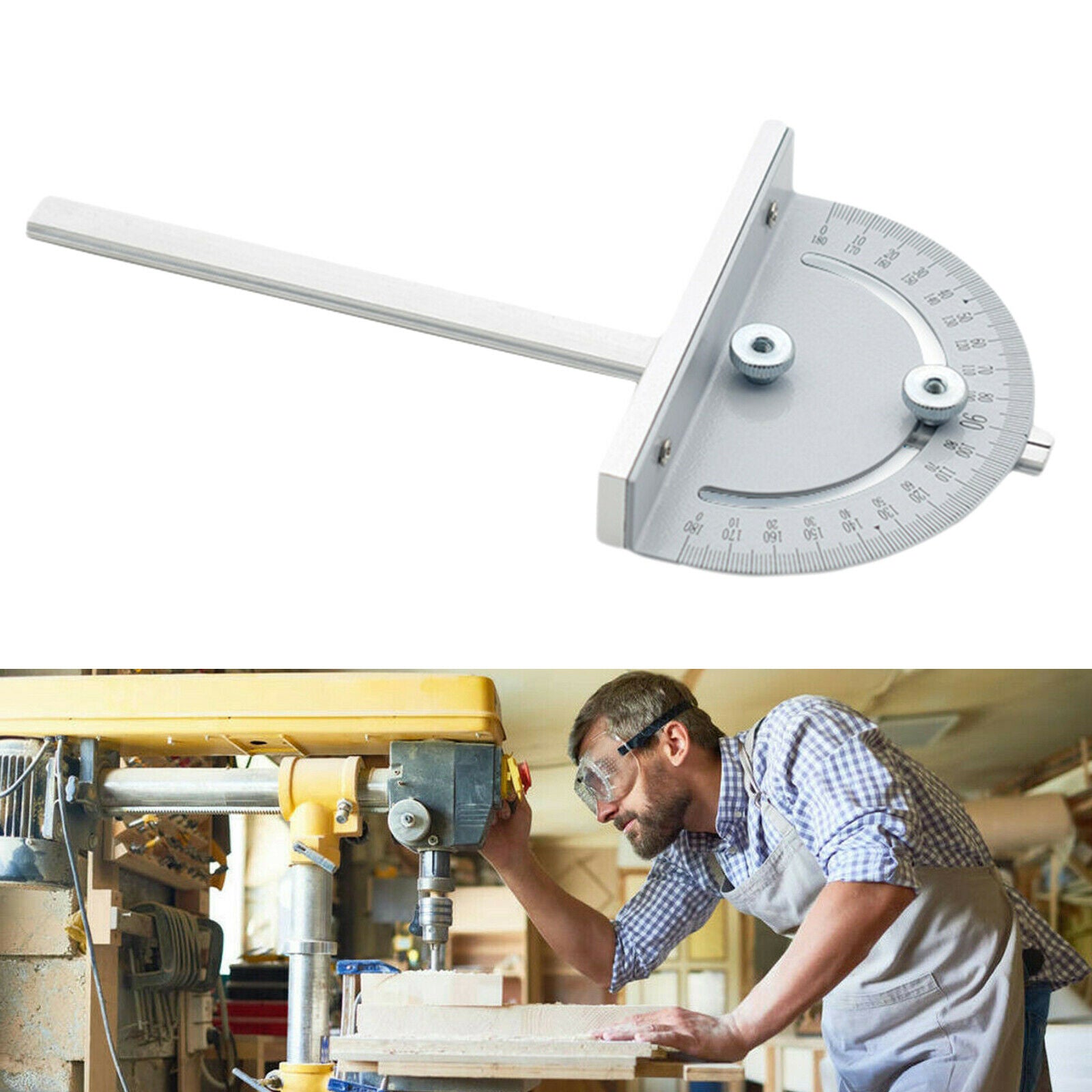 Mini DIY Woodworking Angle Ruler Woodworking Machine Track Measuring Tool