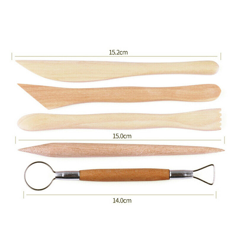 24Pcs Arts Crafts Clay Sculpting Tools Pottery Carving Tool kit CeramicsBDAU