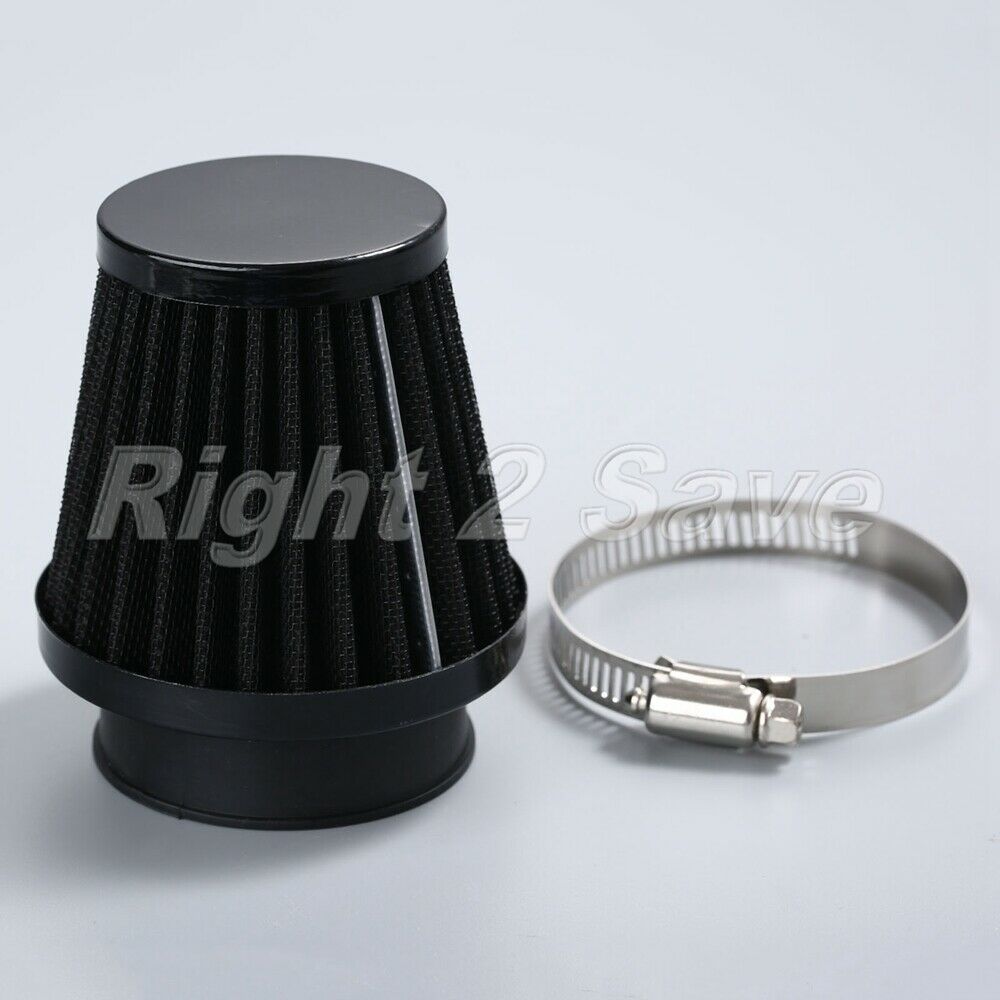 For Minibike ATV Scooter Motorcycle 50mm Metal Rubber Air Intake Cleaner Filter