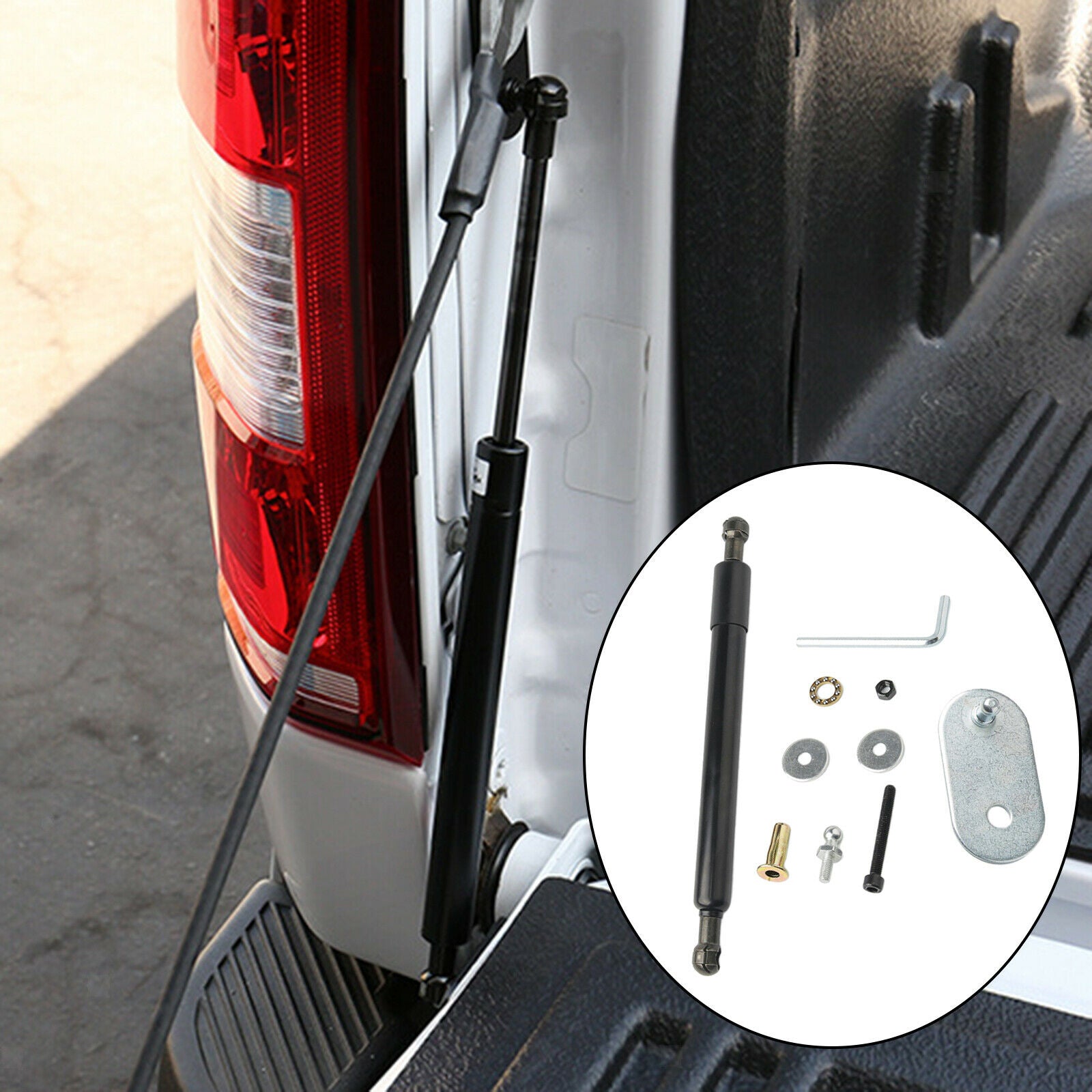 Truck Tailgate Assist Lift Supports Fit for RAM 1500 2500 3500 Replacement