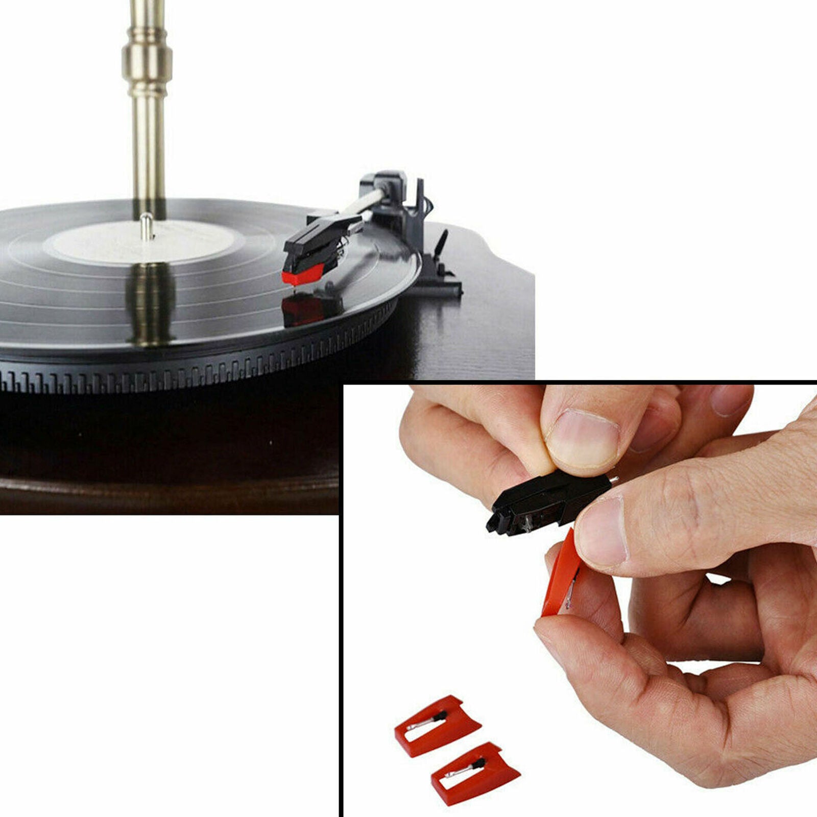 Universal 3pcs Retro Record Player Stylus Turntable Replacement Recorder Needle