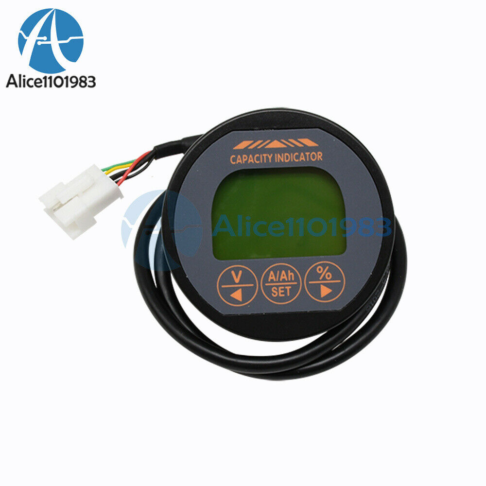 DC 80V 50A TR16 Multifunctional Waterproof Battery Indicator LCD Display + Shell