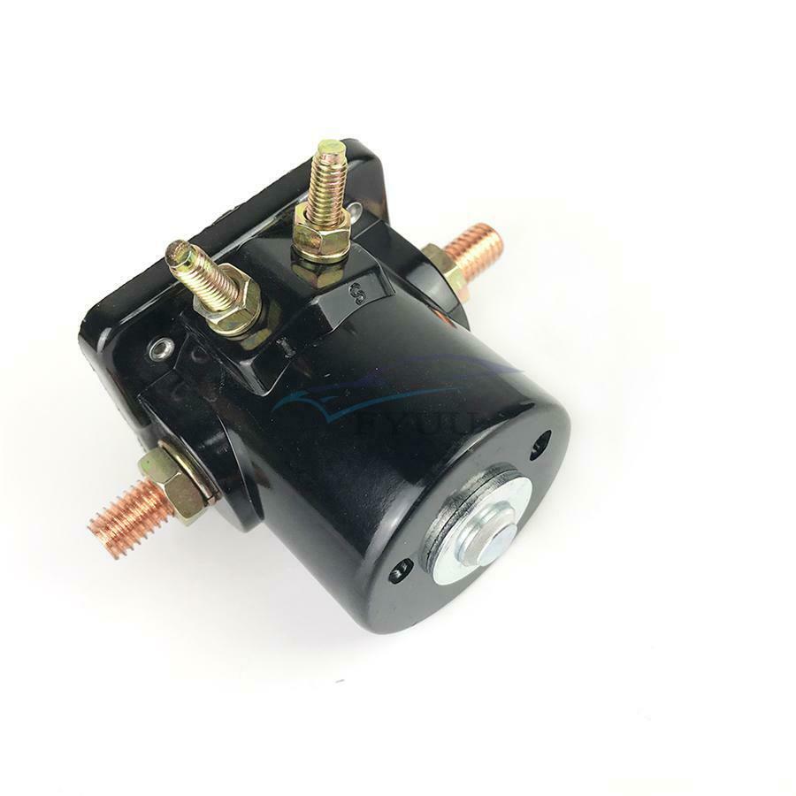 1 Set 12V Starter Solenoid Switch Black For Johnson OMC Evinrude Outboard Motor