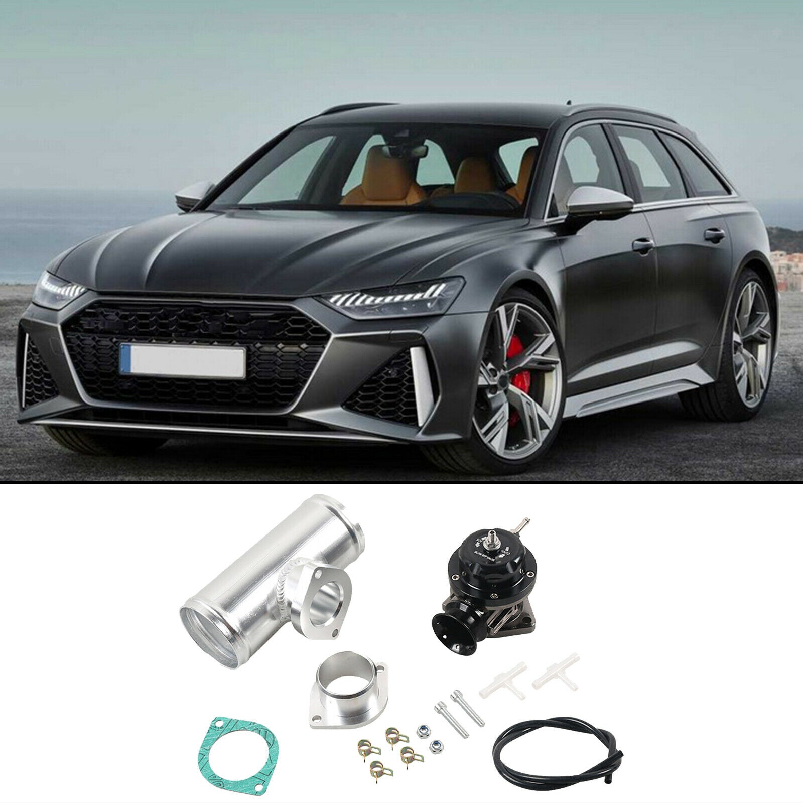 Universal Aluminum Alloy Replacement Parts Turbo Blow Off Valve Fit for Car