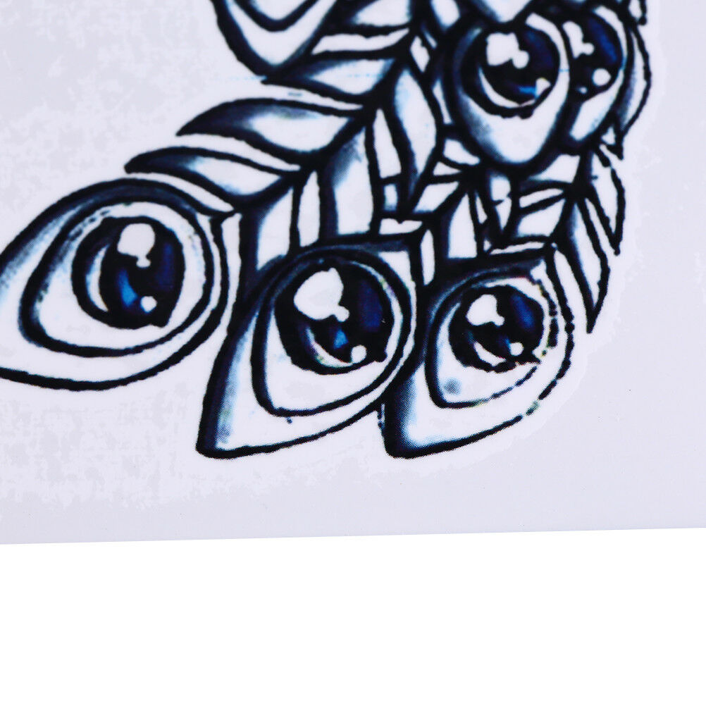 Waterproof Temporary Tattoo Stickers Peacock Water Transfer flash tatoo fakeBDA
