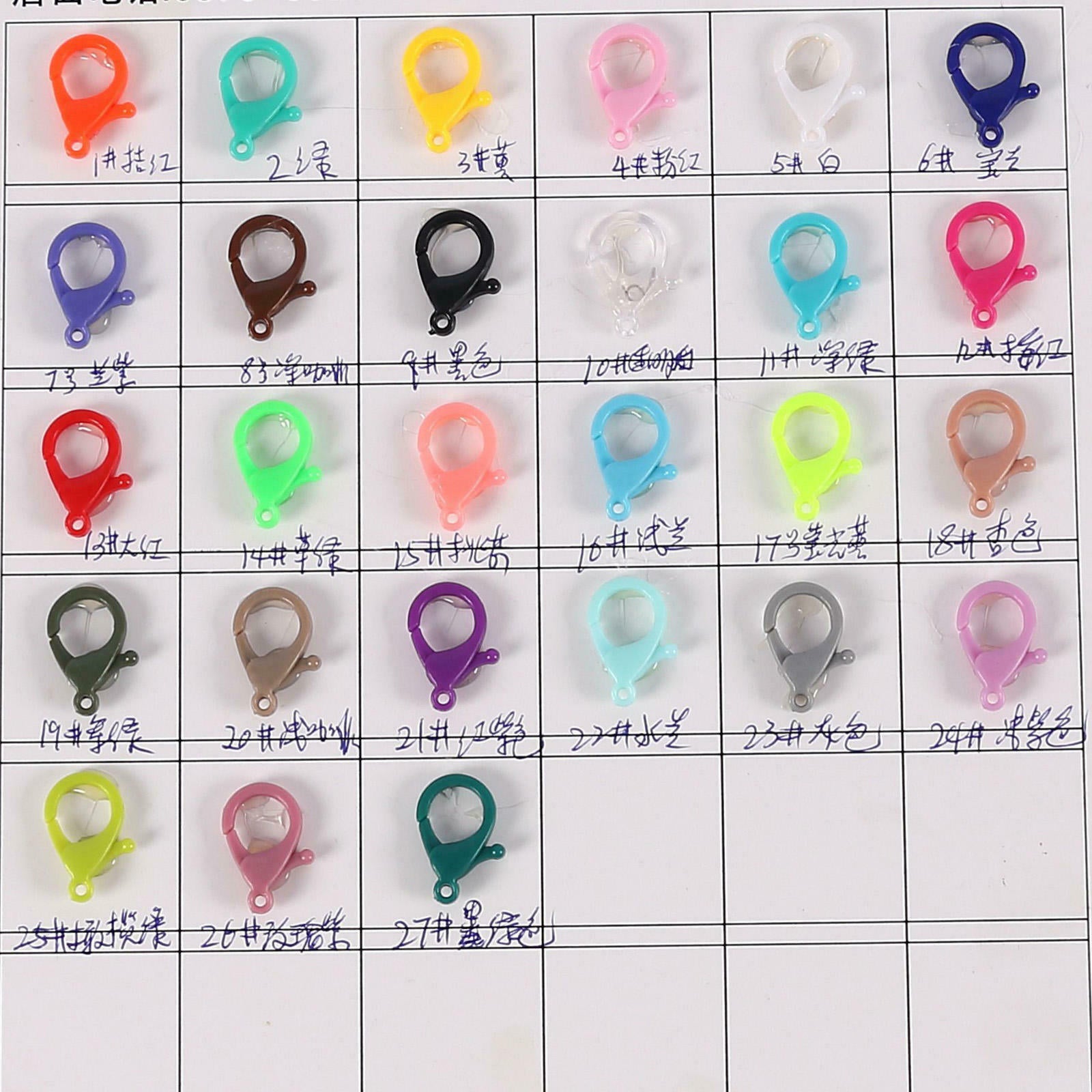Lobster Clasps Chain Clasps Key Ring Sewing Snap Hook 35mm for Bags Keychain