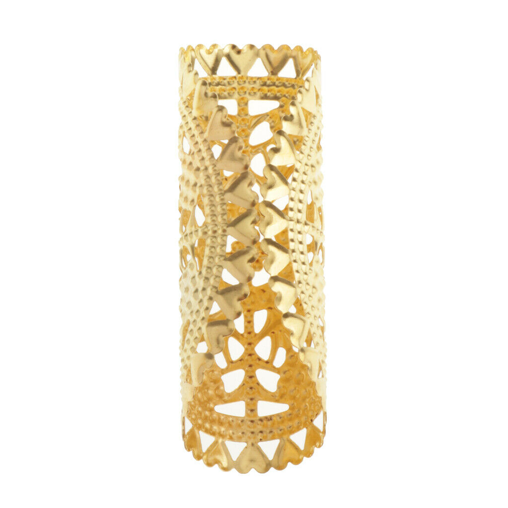 10 Pieces Dreadlock Tubes Beads Hair Braids Rings Cuffs Necklace Pendants