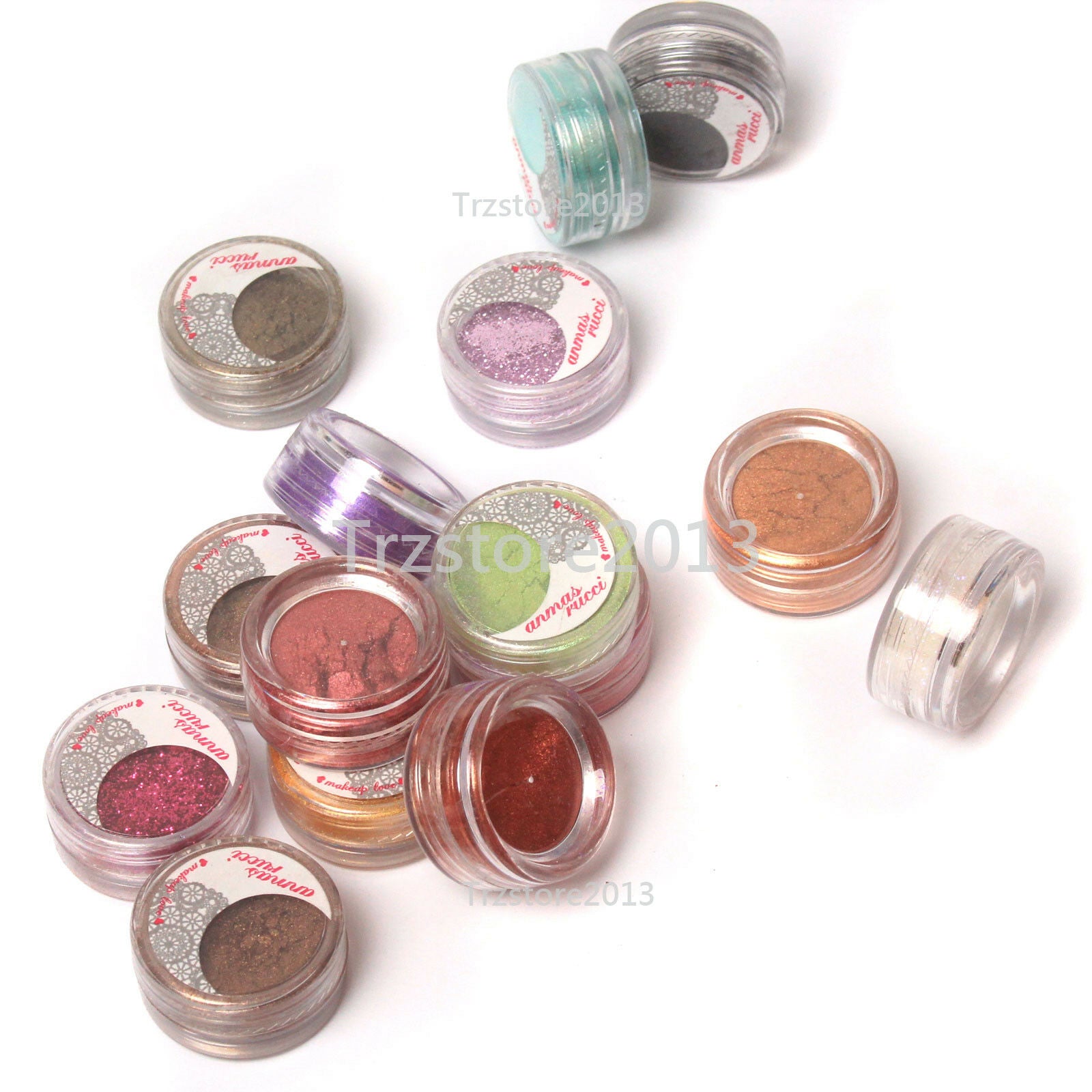 15 Mix Colors/Set Eyeshadow Eye Loose Powder Fine Glitter Dust Cosmetics Kit
