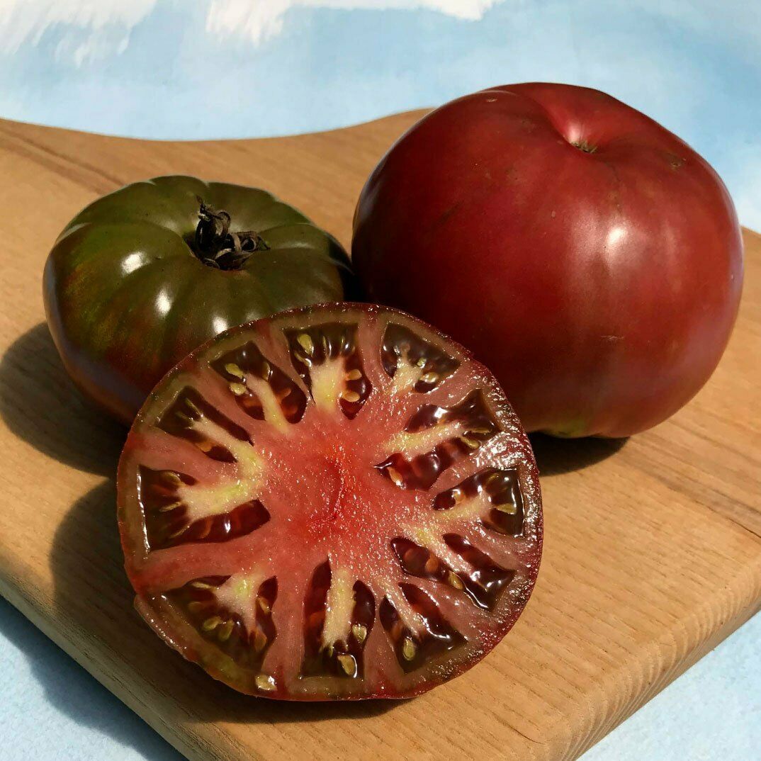 100PCS Seeds Giant Purple Tomato Cherokee Organic Edible Vegetables Home Garden