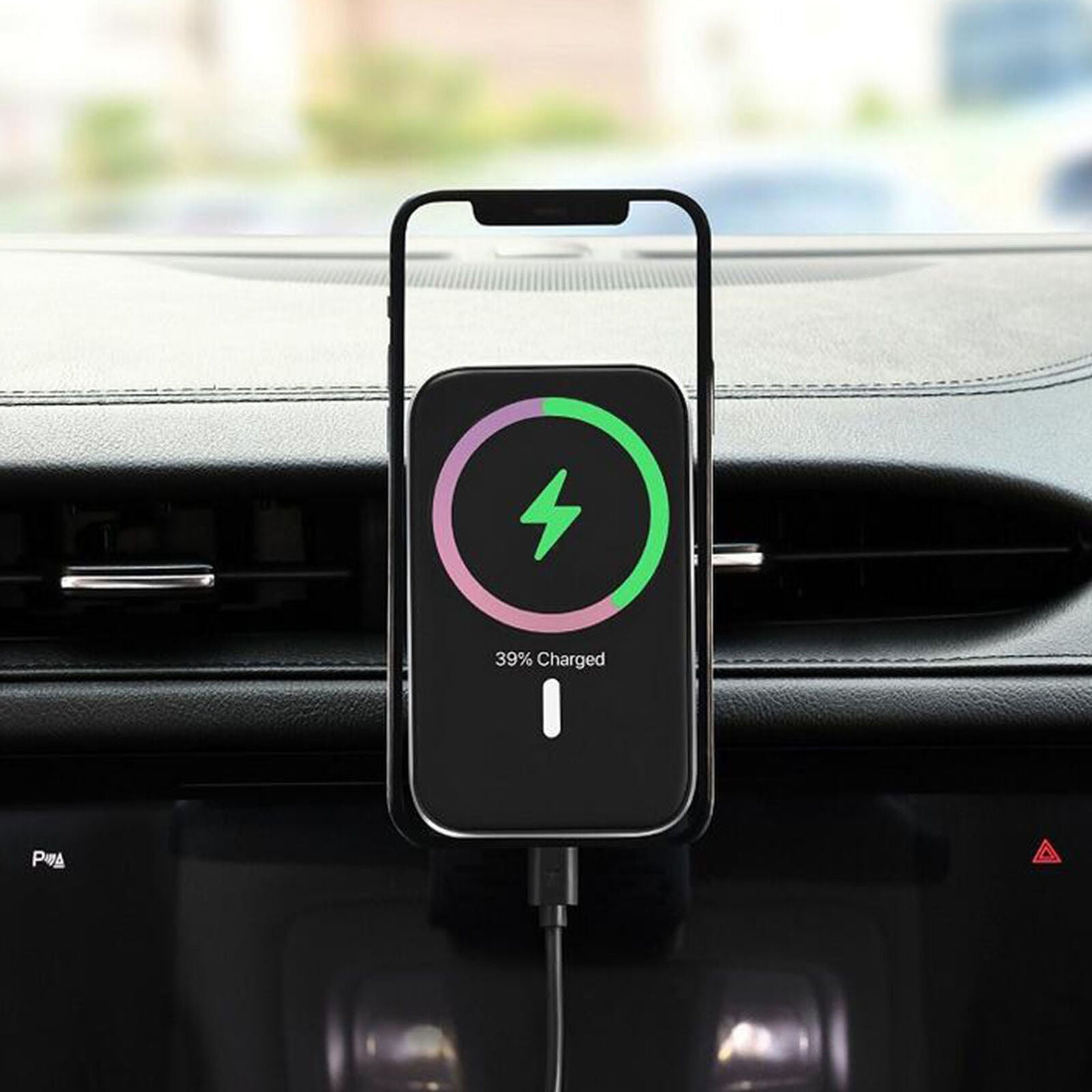 For iPhone12/Pro/Max 15W Magnetic Qi Wireless Car Fast Charger Holder