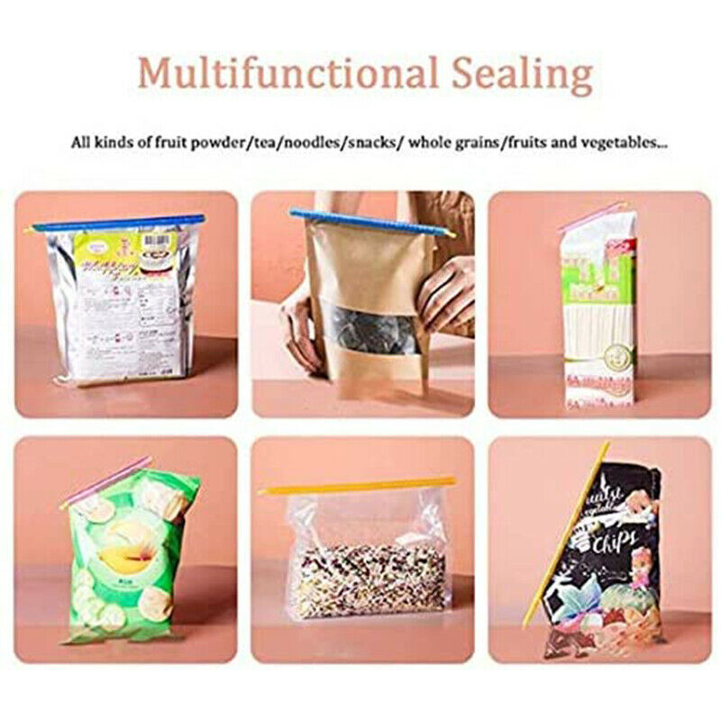 24 Reusable Food Clips Sealing Clips for sealing food bags Food Sealing Clip HN