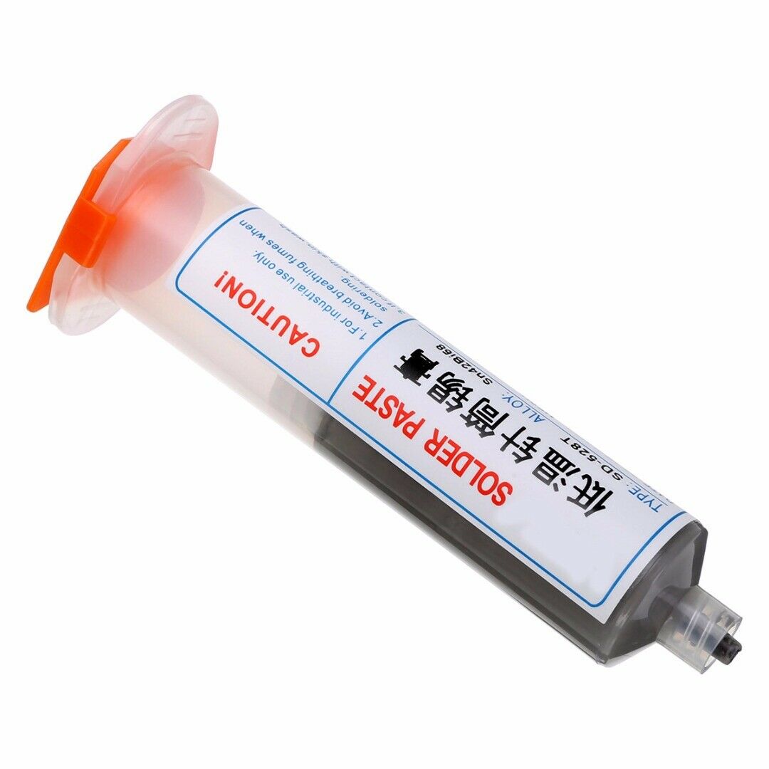 100g Solder Paste Lead-free Low Temperature SMT Melt Melting Point 138°C Sn42Bi5