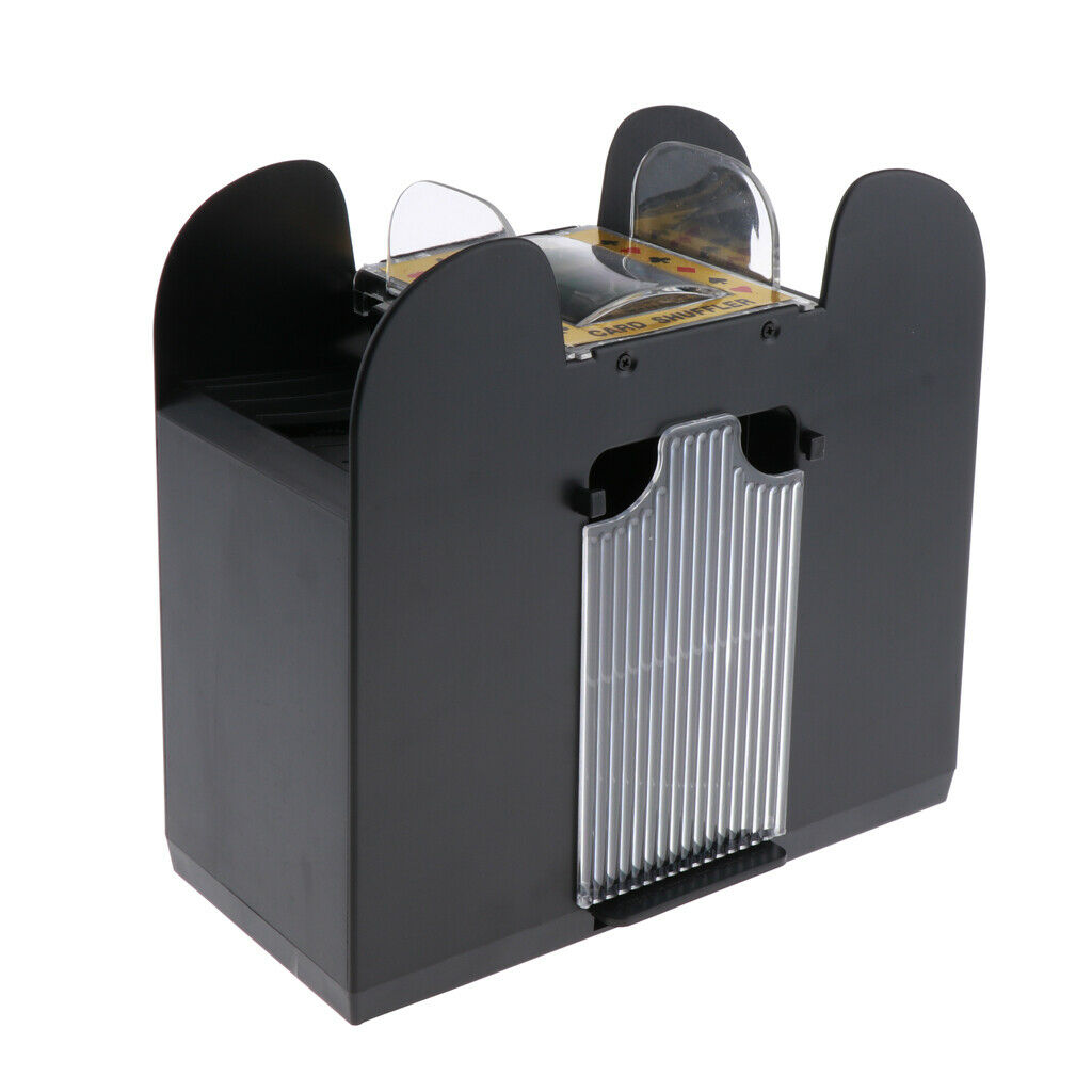 Deluxe Six Deck Card Shuffler with 6-Deck of Bicycle Cards Portable Travel Size