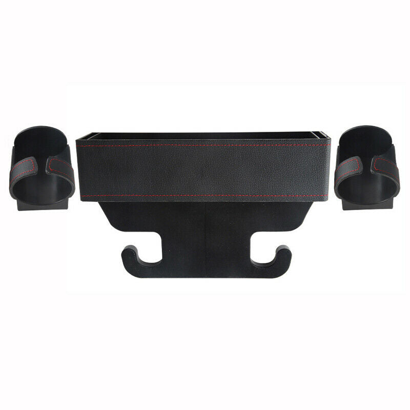 Universal Car Dual Cup Holder Storage Seat Side Water Bottle Drink Interior Box
