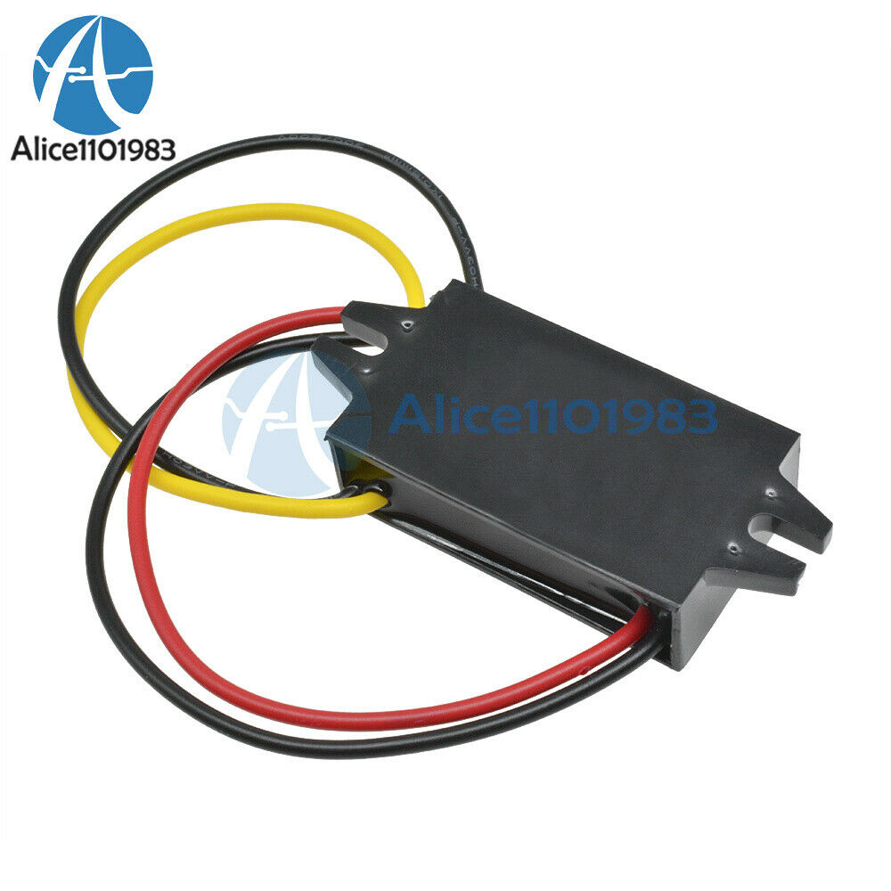 10PCS Car LED Display Power Supply 12V-5V 3A 15W DC-DC Power Converter